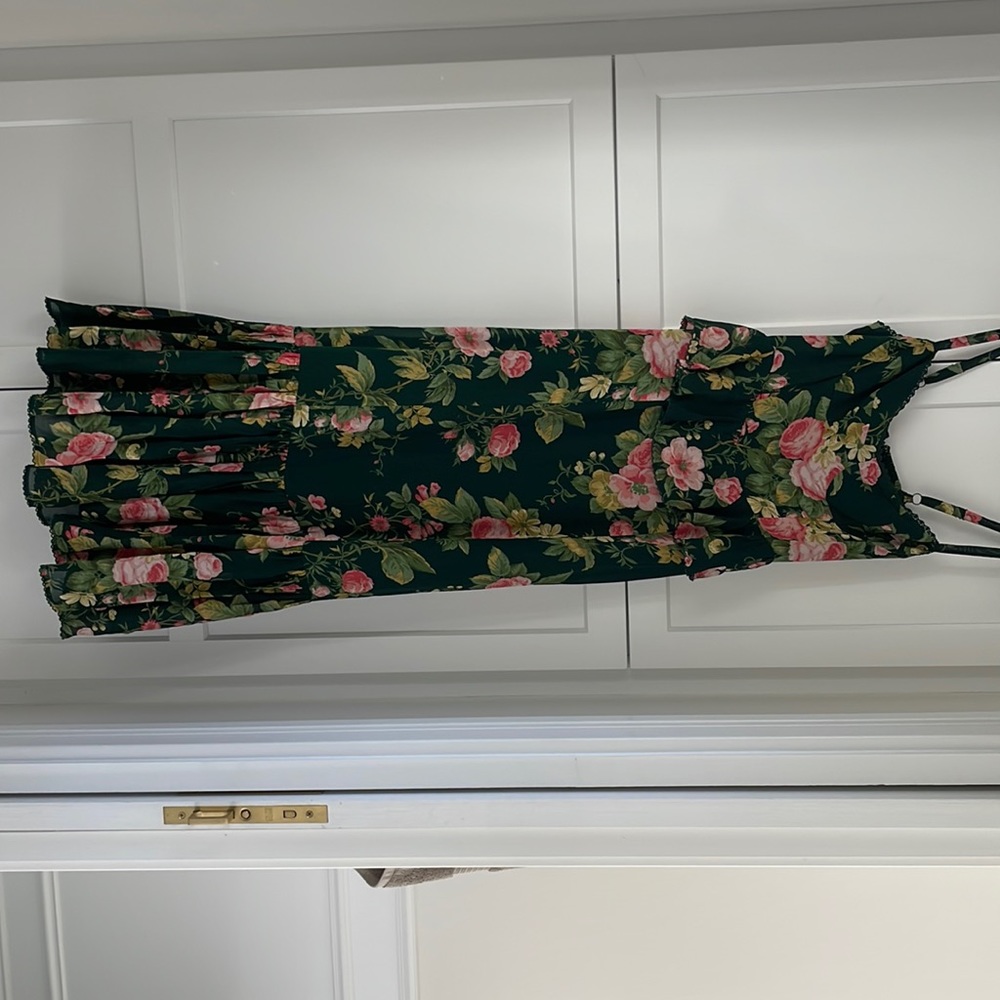 Reformation Felda Dress, Color: Belvedere, size 8